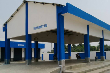 Open Market Shed,Amta - I Block Seed Farm Krishak Bazar